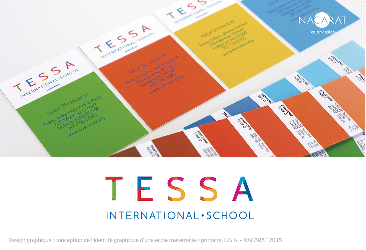 Identité visuelle de TESSA, école internationale innovante à New York