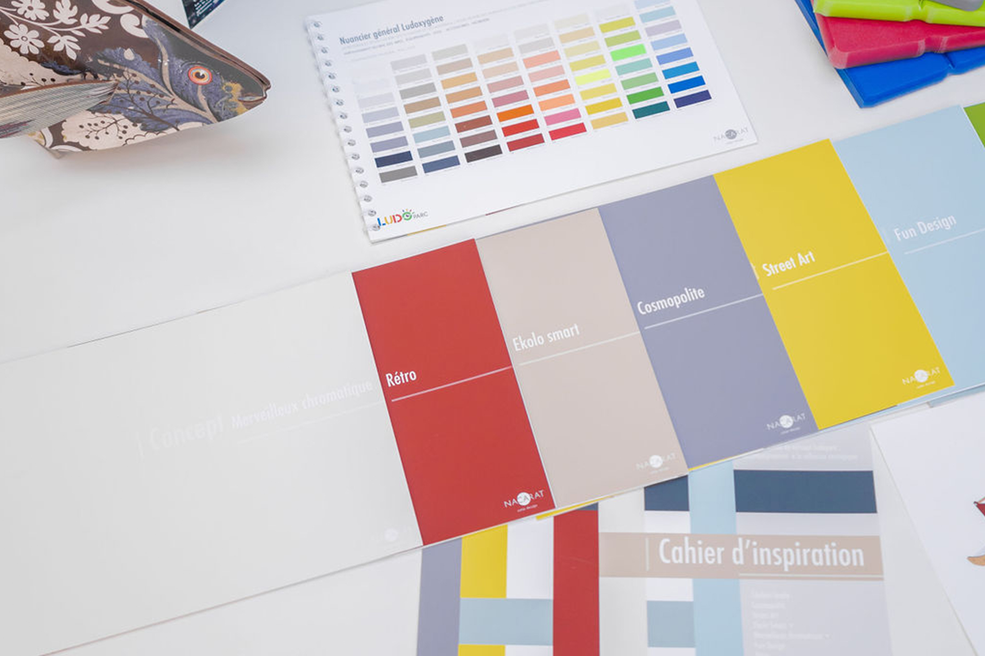 Design Couleur et finition pour Ludoparc_Nacarat Color Design