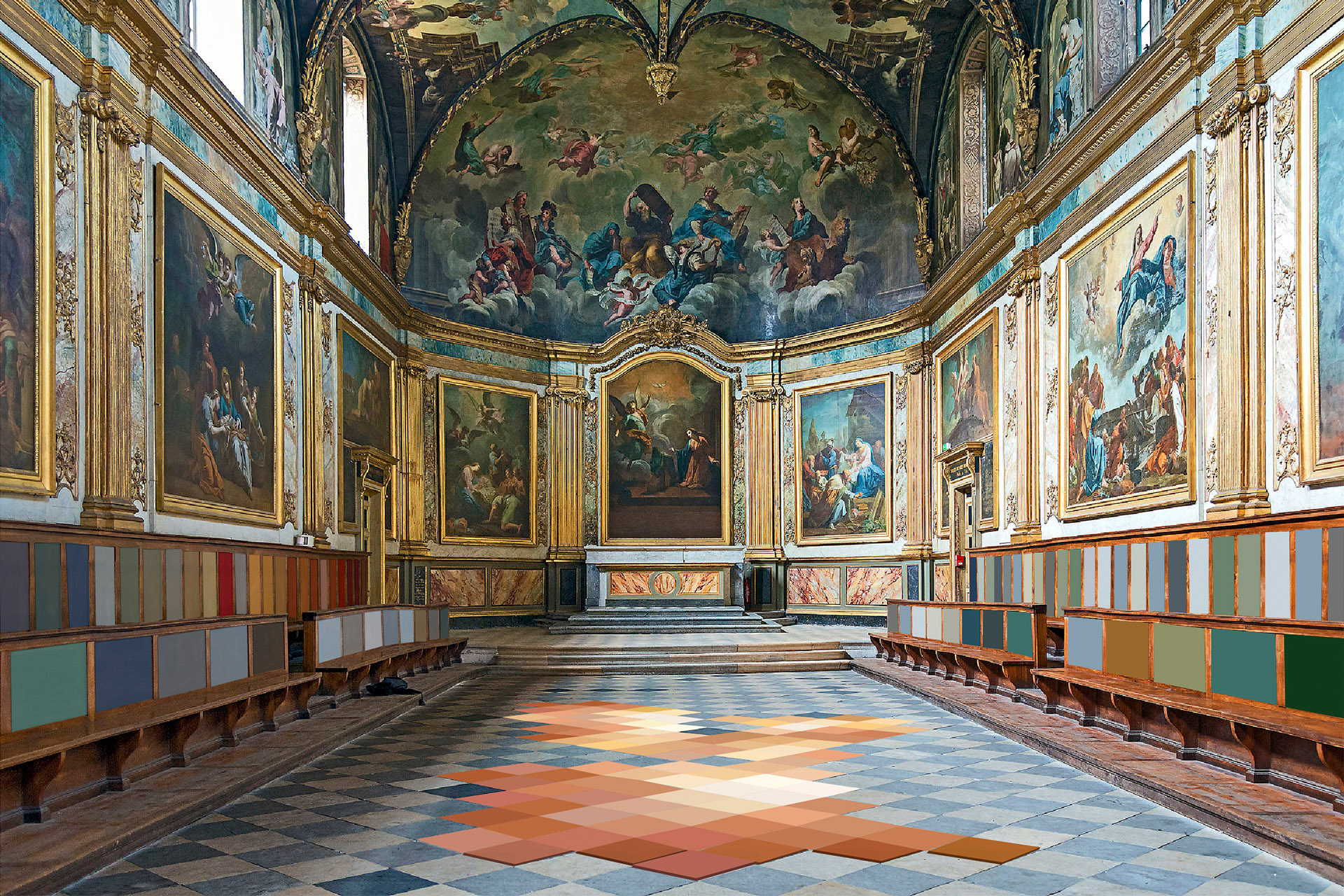 Exposition "Le génie du lieu, les couleurs de Toulouse" à la Chapelle des Carmélites