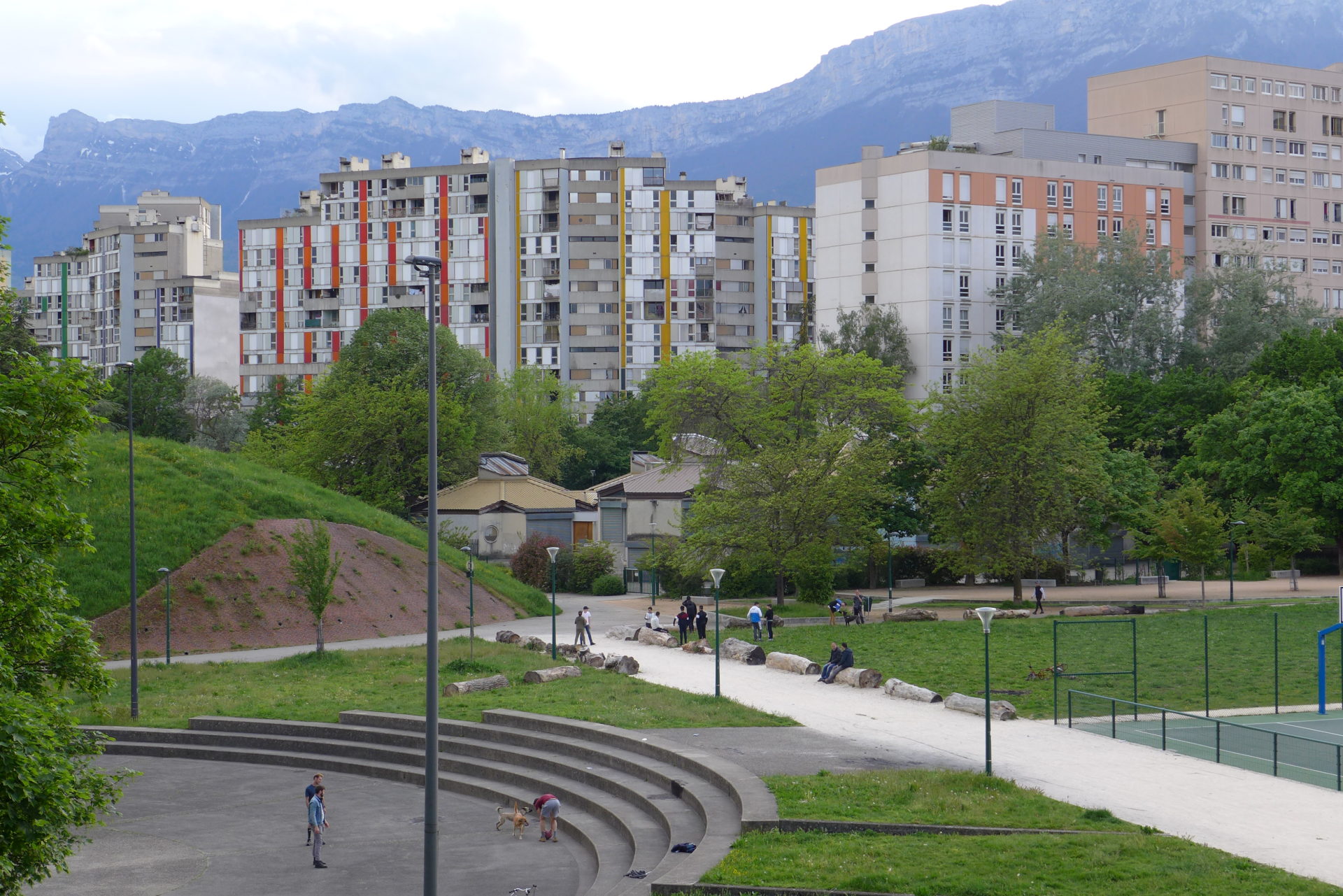 Nacarat-Réhabilitation de l'Arlequin à la Villeneuve de Grenoble